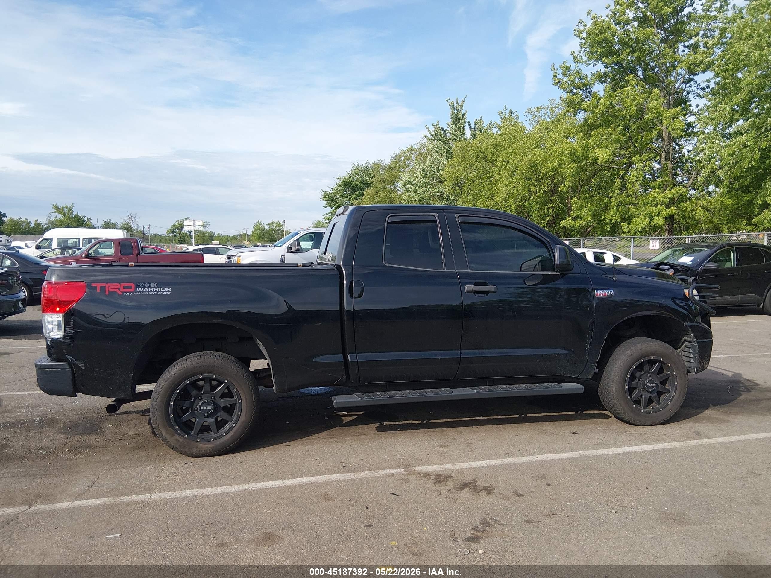 2009 Toyota Tundra Grade 5.7l V8 Black vin: 5TFBV541X9X086500