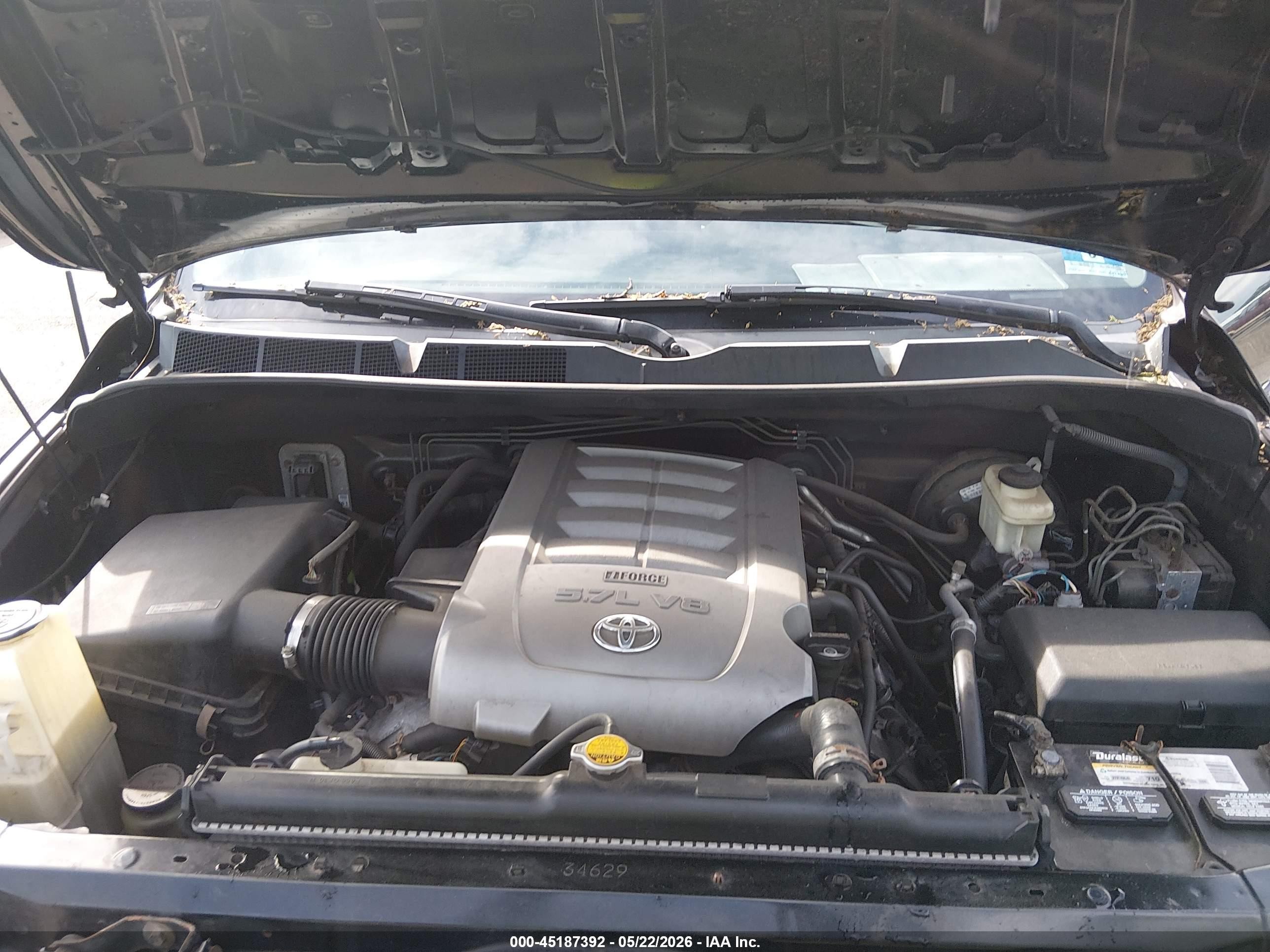 2009 Toyota Tundra Grade 5.7l V8 Black vin: 5TFBV541X9X086500