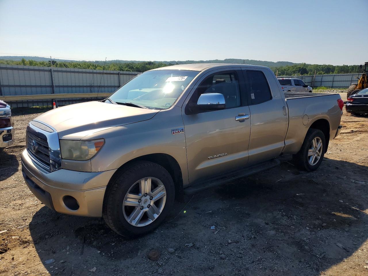 2007 Toyota Tundra Double Cab Limited Gold vin: 5TFBV58107X018732
