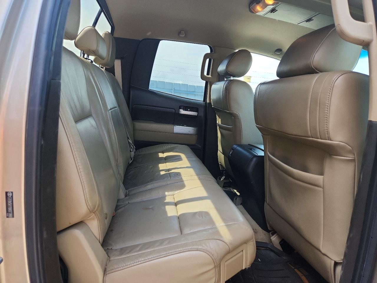 2008 Toyota Tundra Double Cab Limited Желто-коричневый vin: 5TFBV58118X073868