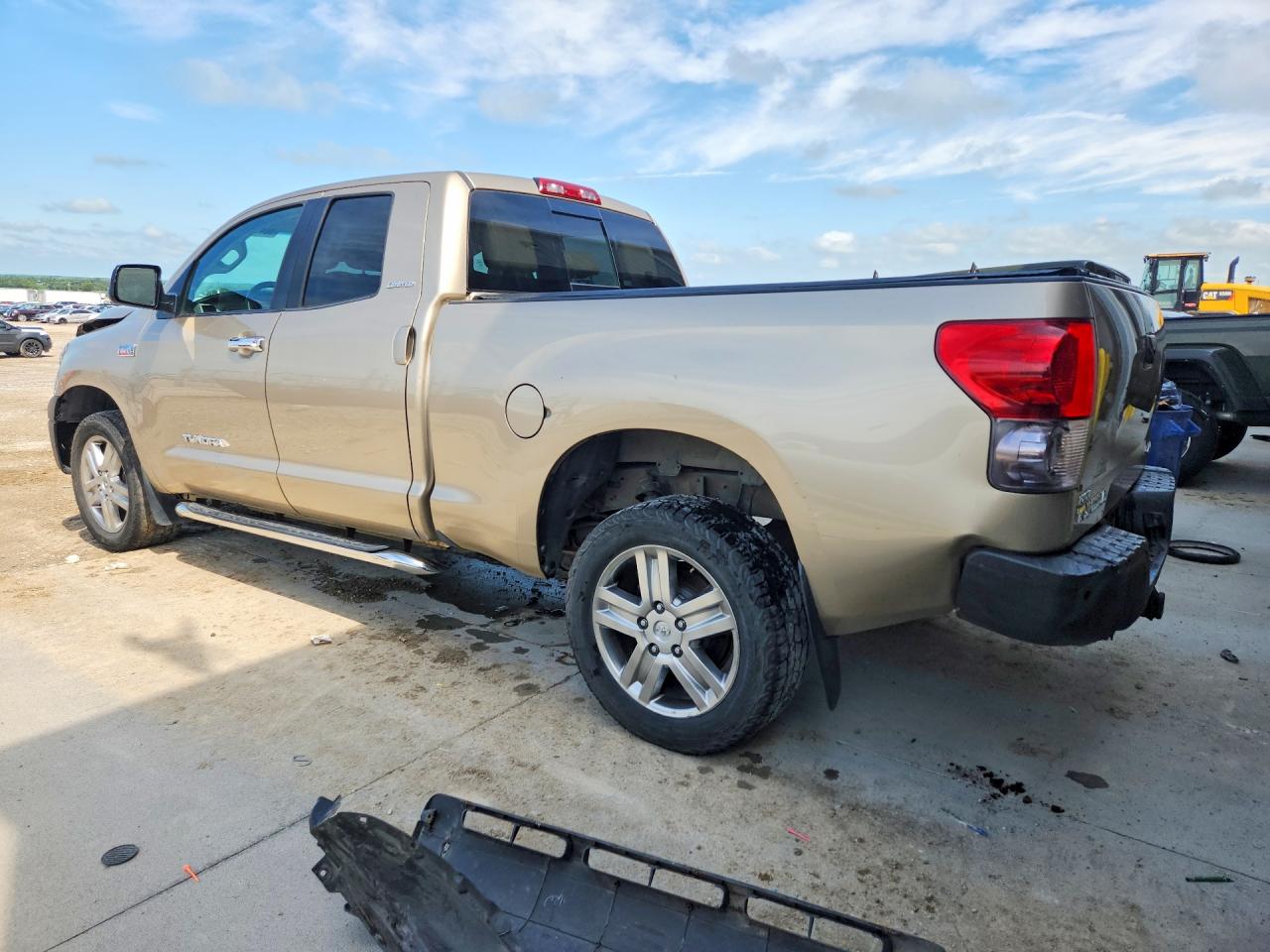 2008 Toyota Tundra Double Cab Limited Желто-коричневый vin: 5TFBV58118X073868
