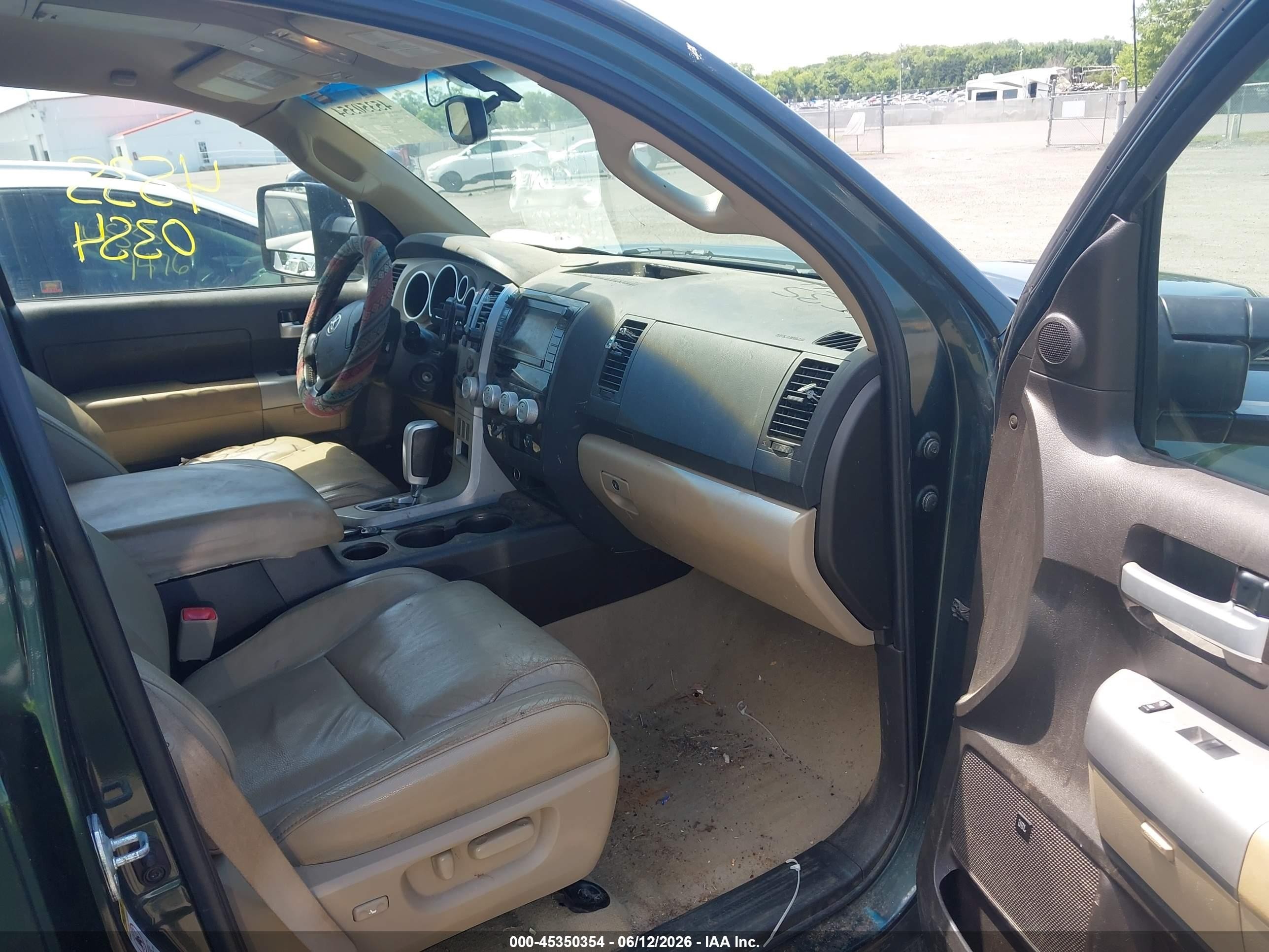 2007 Toyota Tundra Limited 5.7l V8 Green vin: 5TFBV58127X008154