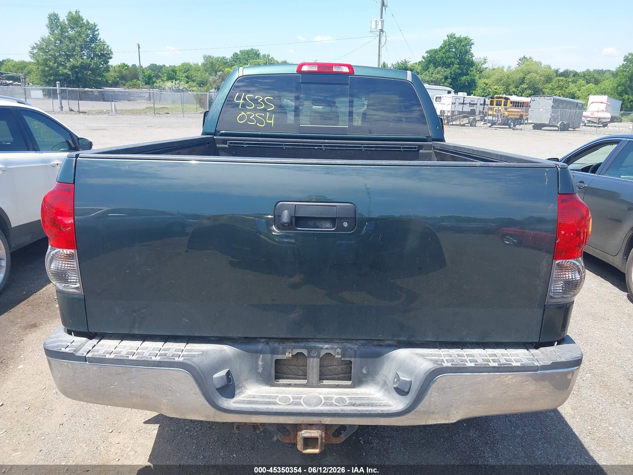 2007 Toyota Tundra Limited 5.7l V8 Green vin: 5TFBV58127X008154