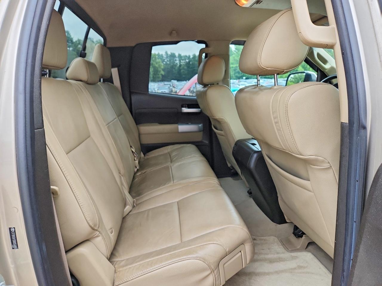 2008 Toyota Tundra Double Cab Limited Beige vin: 5TFBV58128X054889