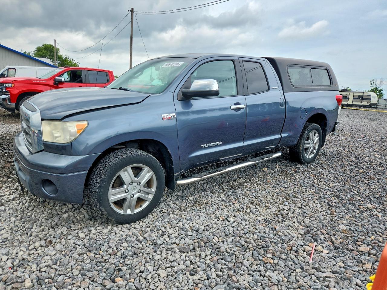 2008 Toyota Tundra Double Cab Limited Gray vin: 5TFBV58128X060837