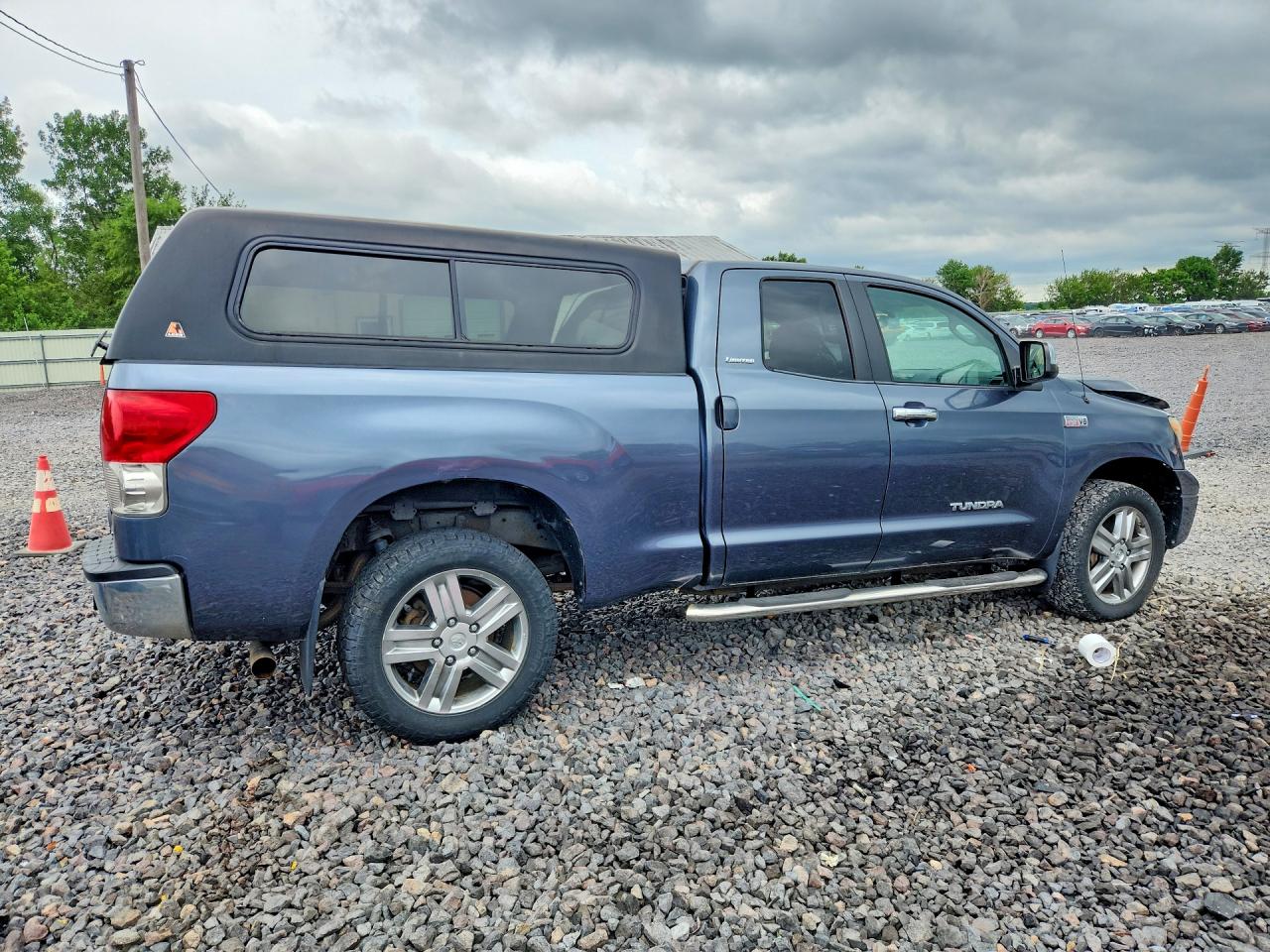 2008 Toyota Tundra Double Cab Limited Gray vin: 5TFBV58128X060837