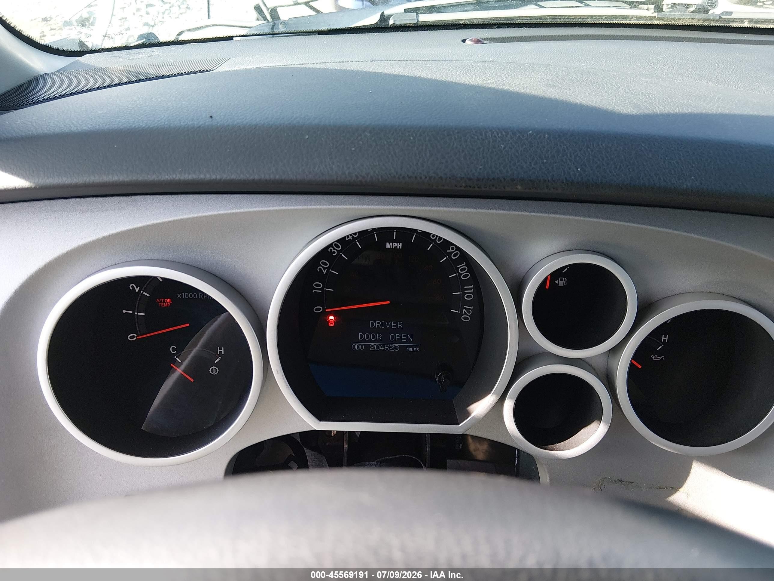 2007 Toyota Tundra Limited 5.7l V8 Silver vin: 5TFBV58137X003836