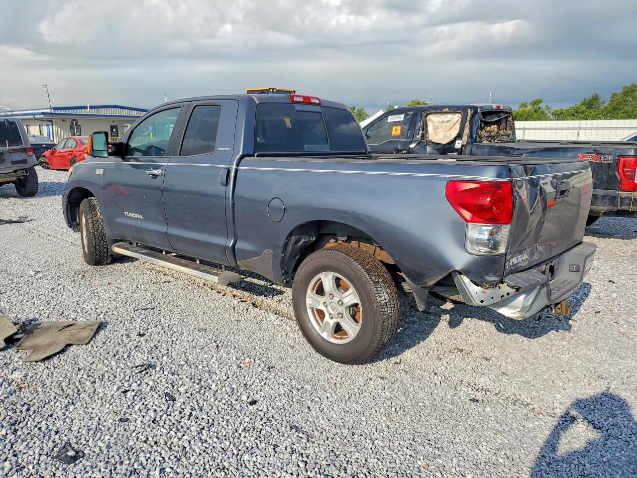 2007 Toyota Tundra Double Cab Limited Black vin: 5TFBV58137X006218