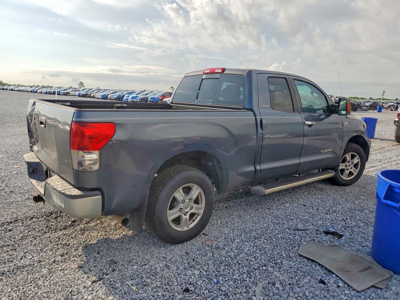 2007 Toyota Tundra Double Cab Limited Black vin: 5TFBV58137X006218
