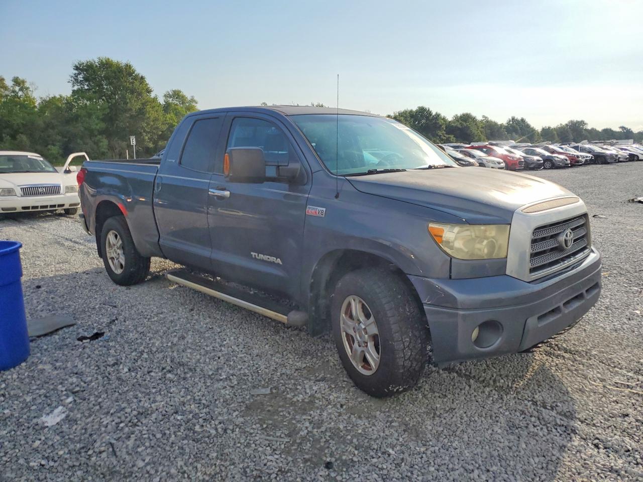 2007 Toyota Tundra Double Cab Limited Black vin: 5TFBV58137X006218