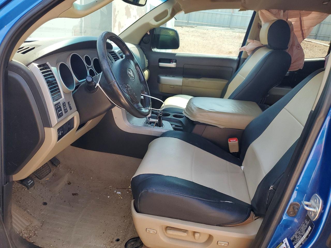 2007 Toyota Tundra Double Cab Limited Blue vin: 5TFBV58137X026761