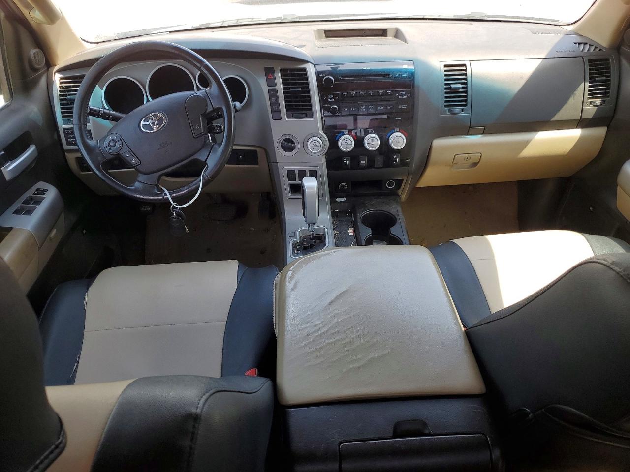 2007 Toyota Tundra Double Cab Limited Blue vin: 5TFBV58137X026761