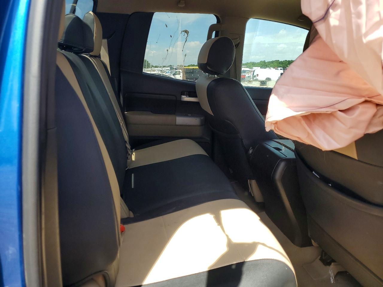 2007 Toyota Tundra Double Cab Limited Blue vin: 5TFBV58137X026761