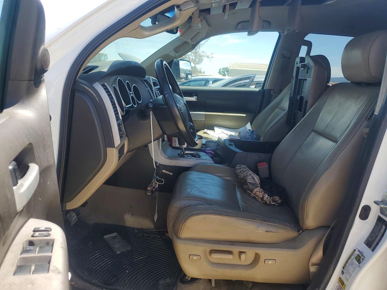 2007 Toyota Tundra Limited Белый vin: 5TFBV58147X003294