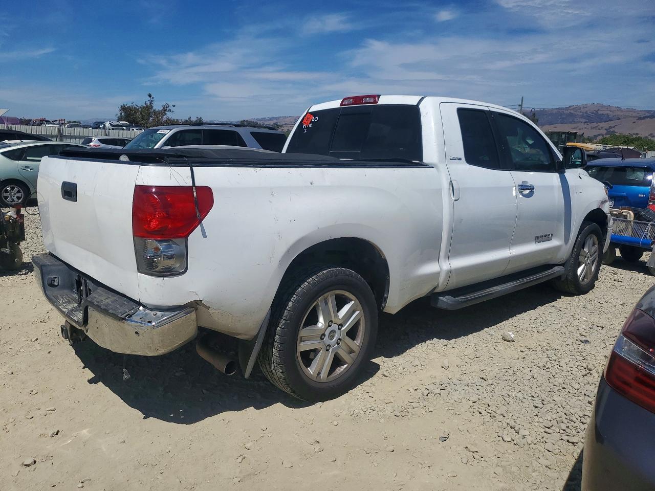 2007 Toyota Tundra Limited Белый vin: 5TFBV58147X003294