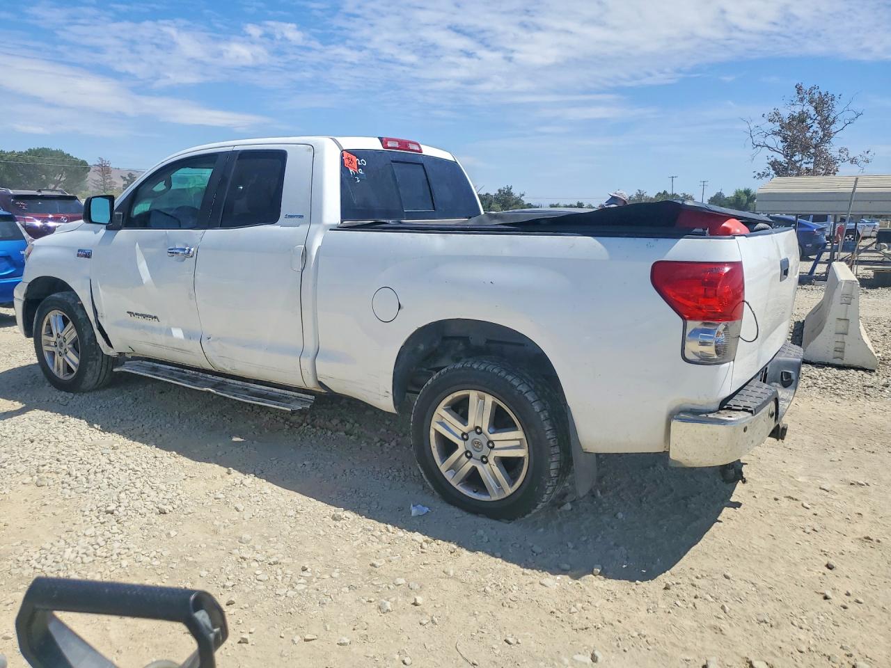 2007 Toyota Tundra Limited Белый vin: 5TFBV58147X003294