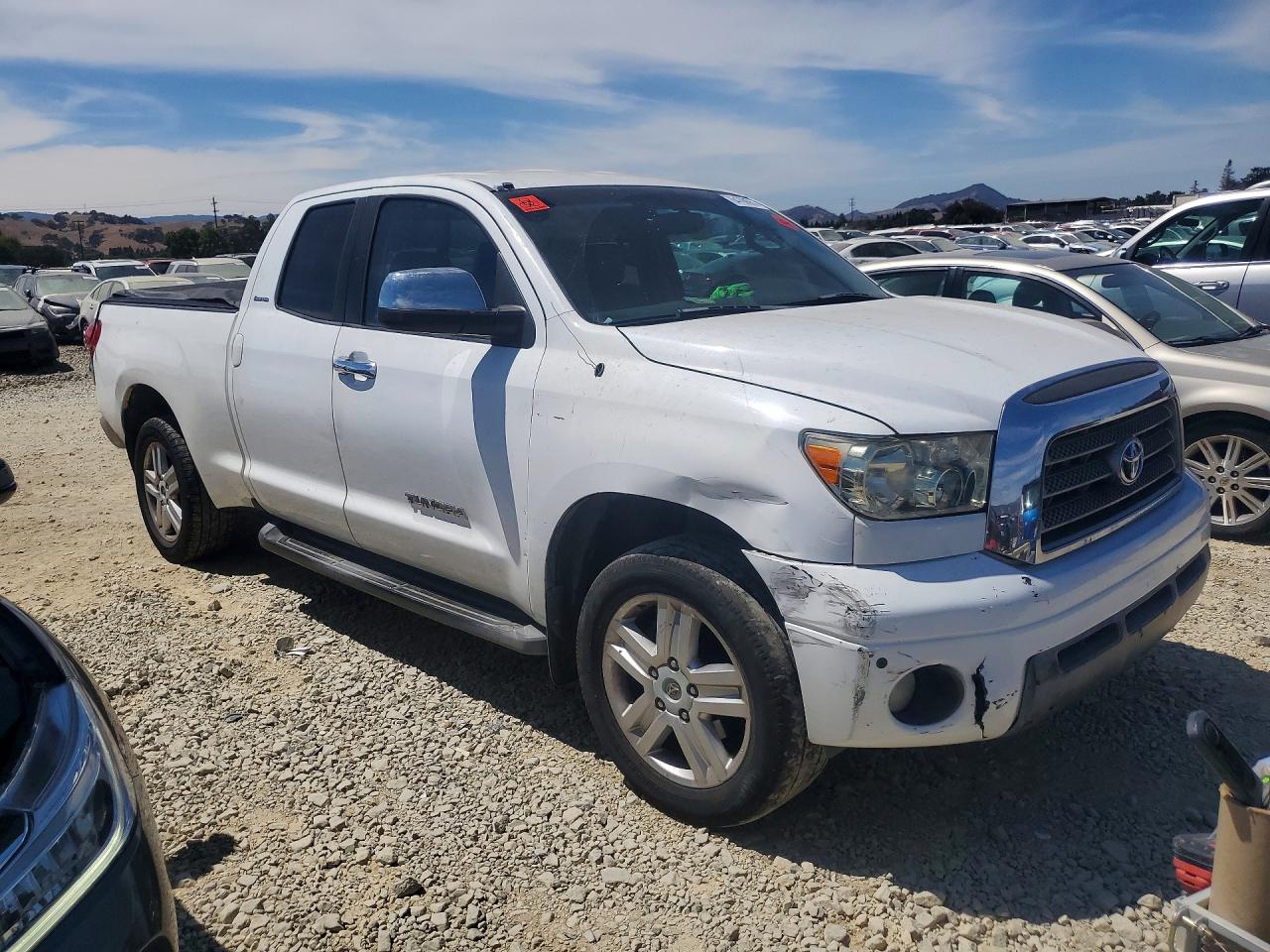 2007 Toyota Tundra Limited Белый vin: 5TFBV58147X003294
