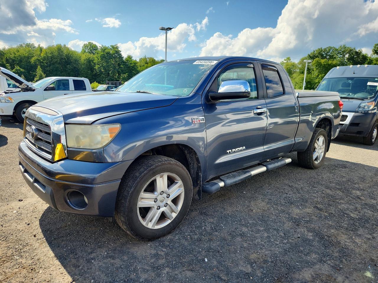 2007 Toyota Tundra Limited Синий vin: 5TFBV58147X007703