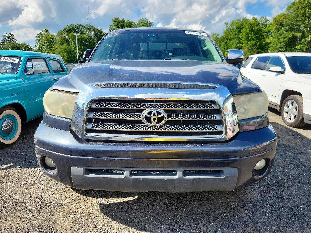 2007 Toyota Tundra Limited Blue vin: 5TFBV58147X007703