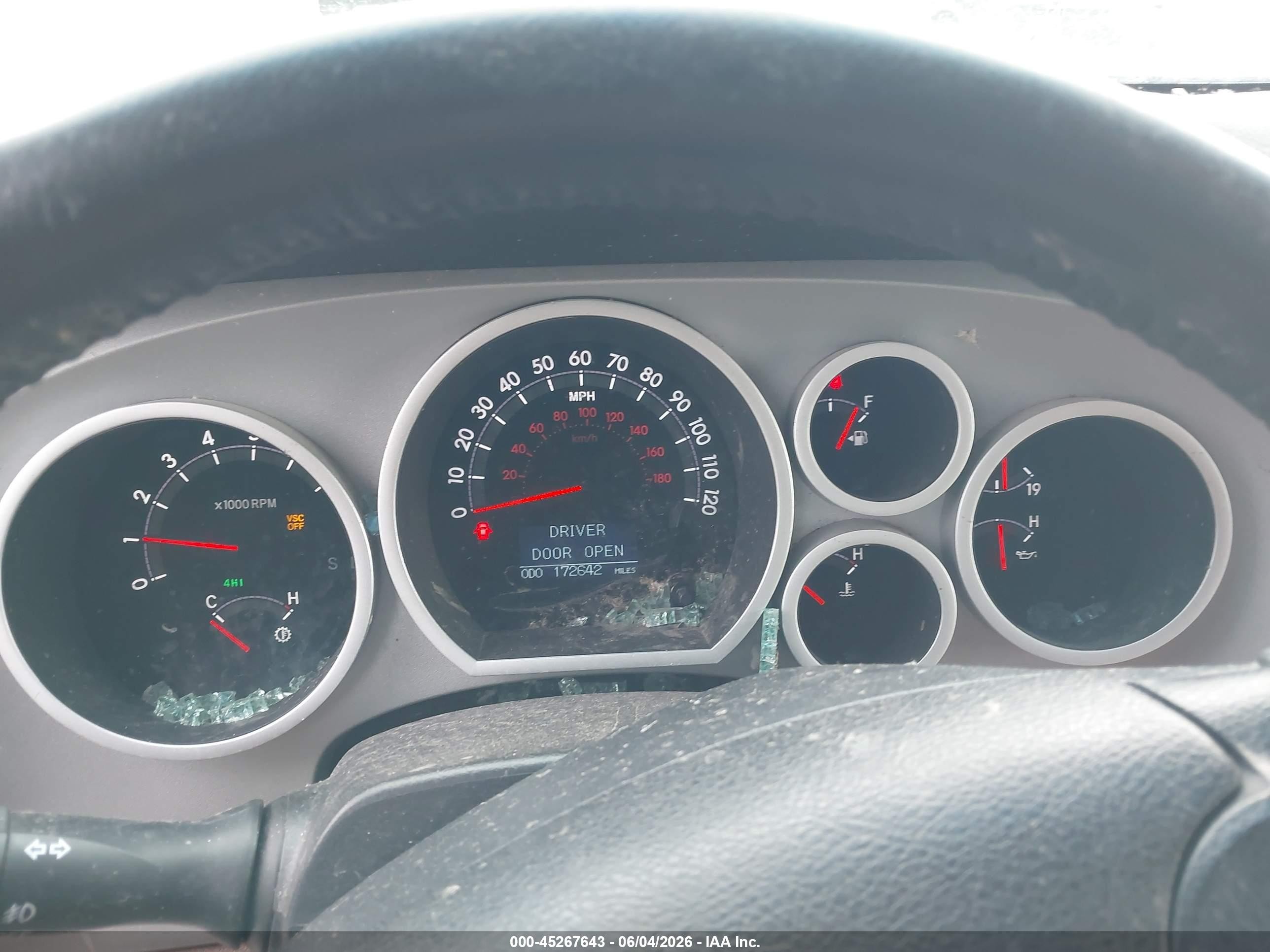 2008 Toyota Tundra Limited 5.7l V8 Черный vin: 5TFBV58148X050925