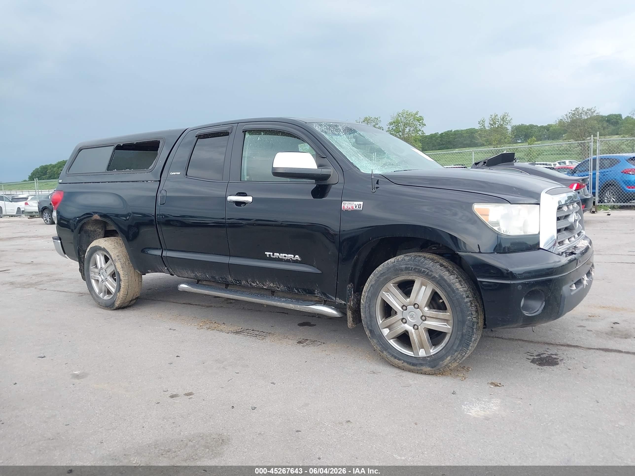 2008 Toyota Tundra Limited 5.7l V8 Черный vin: 5TFBV58148X050925