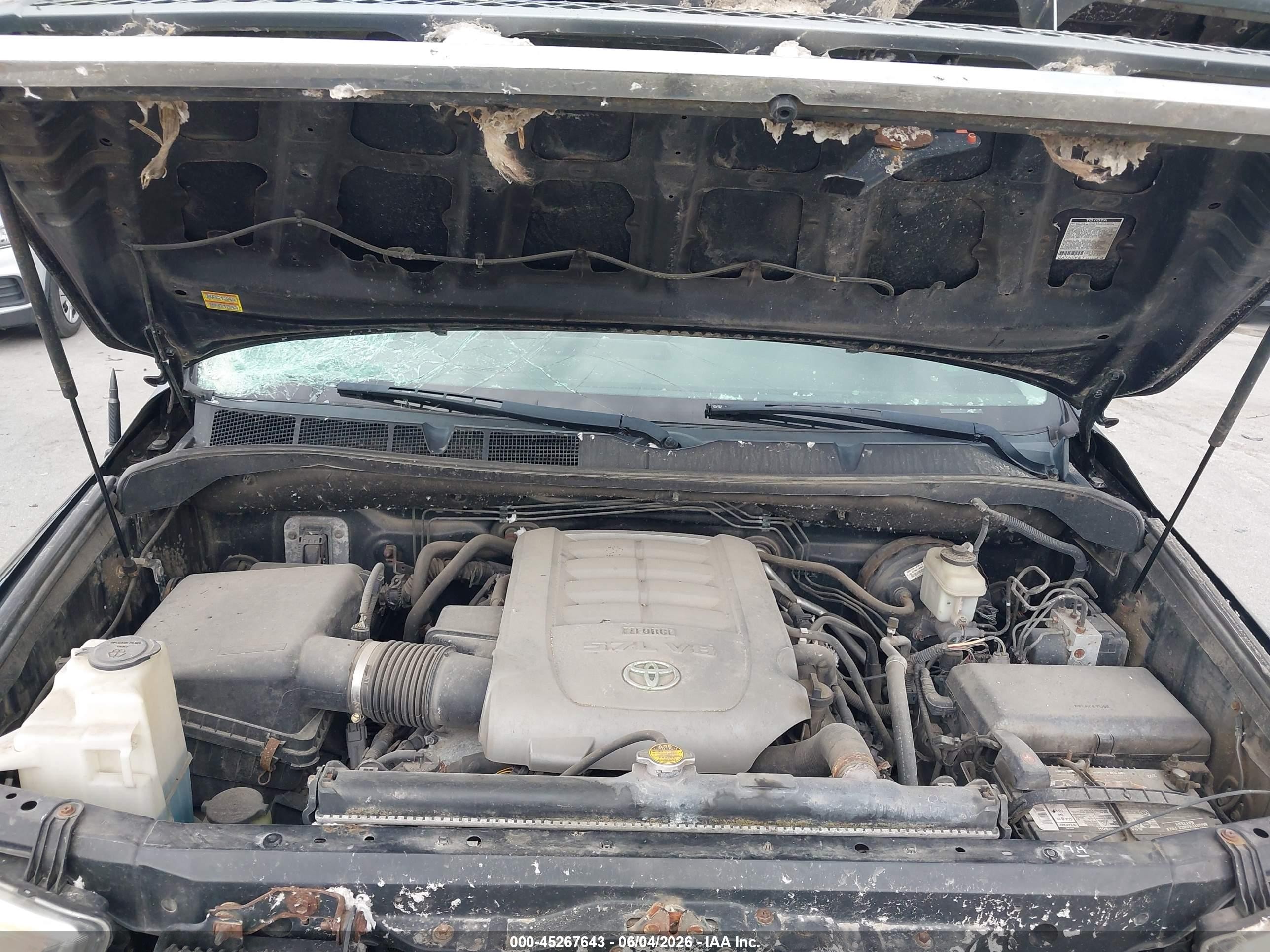 2008 Toyota Tundra Limited 5.7l V8 Черный vin: 5TFBV58148X050925