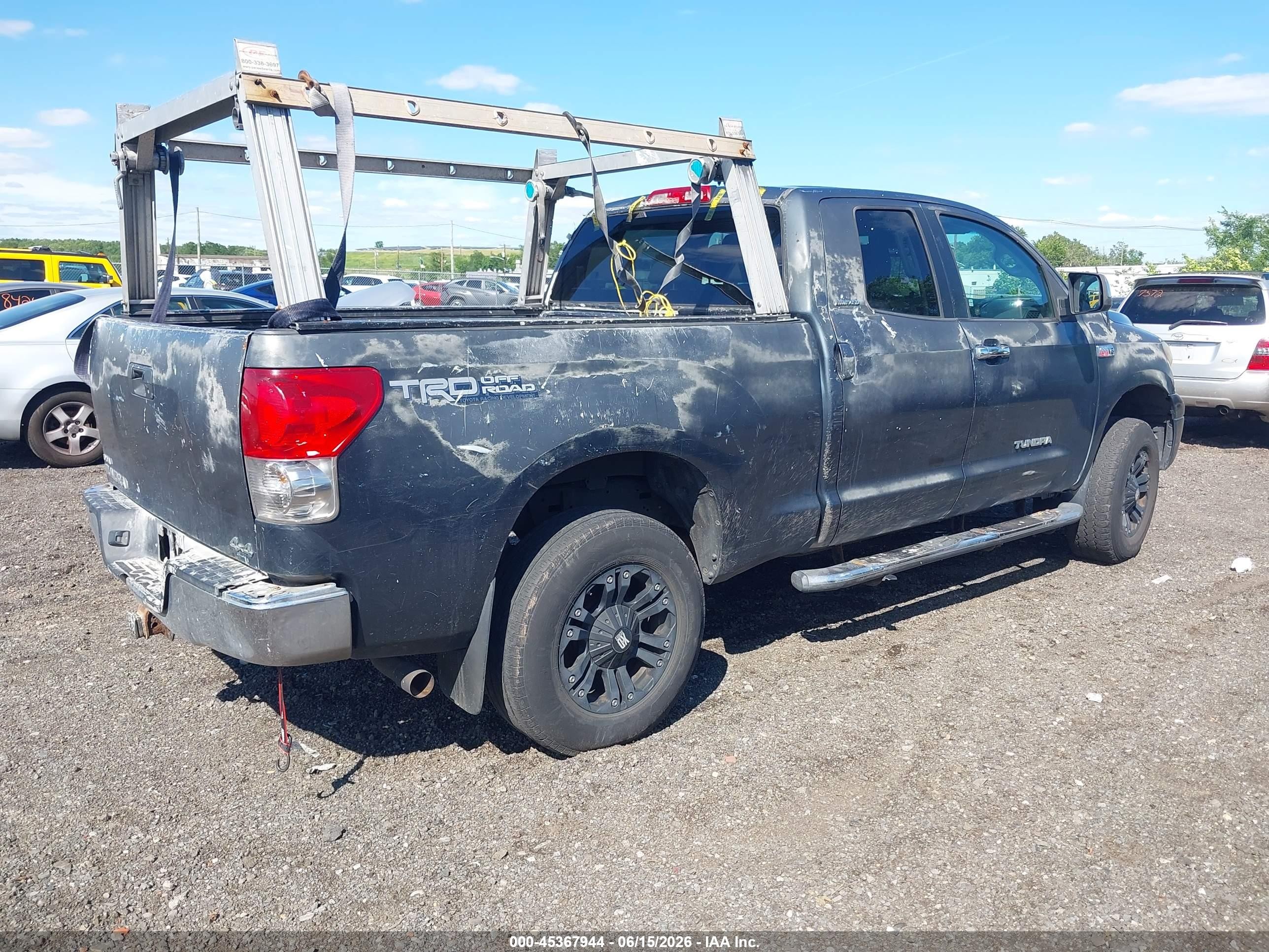 2007 Toyota Tundra Limited 5.7l V8 Gray vin: 5TFBV58157X021044
