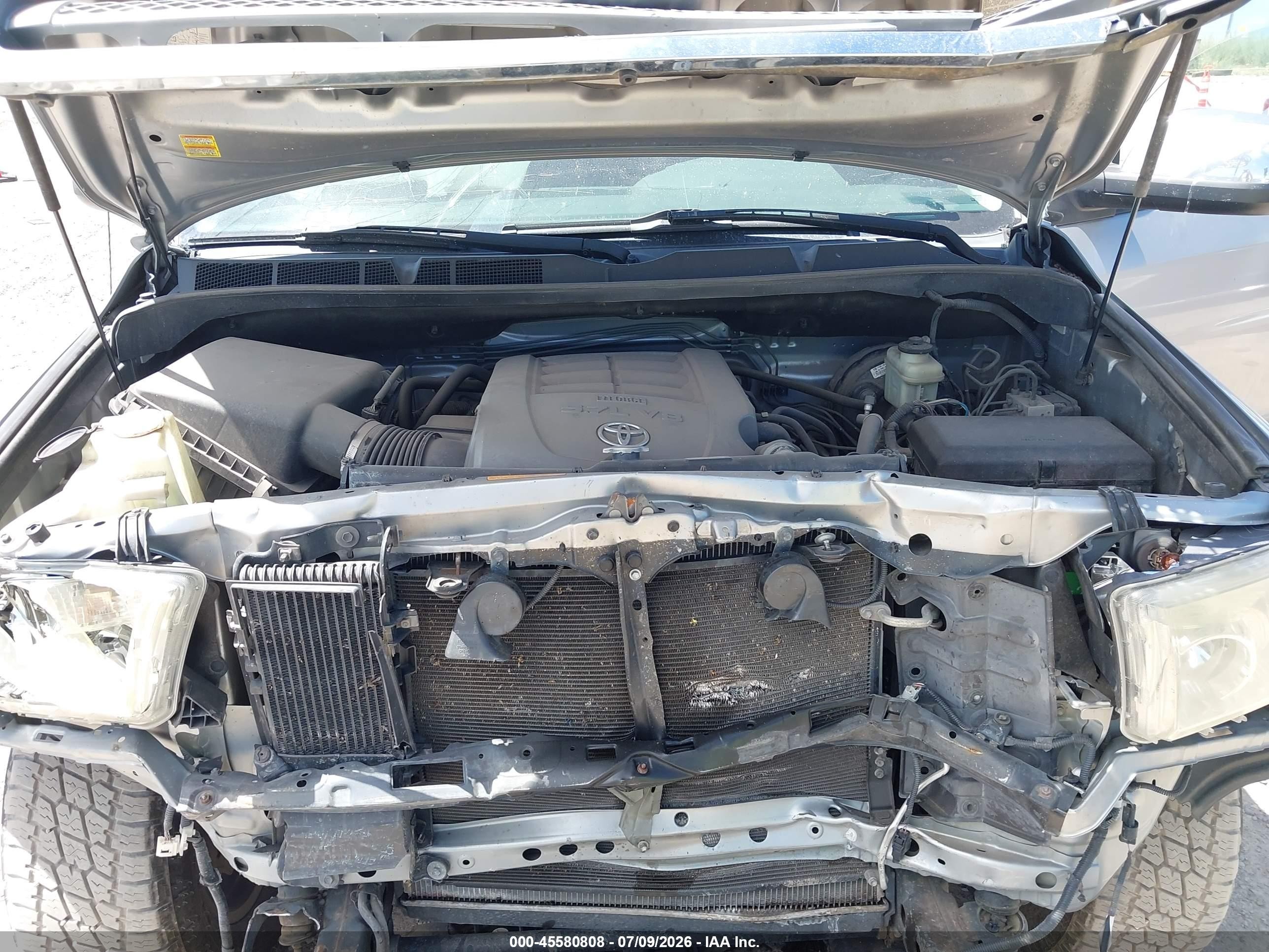 2007 Toyota Tundra Limited 5.7l V8 Silver vin: 5TFBV58167X011347
