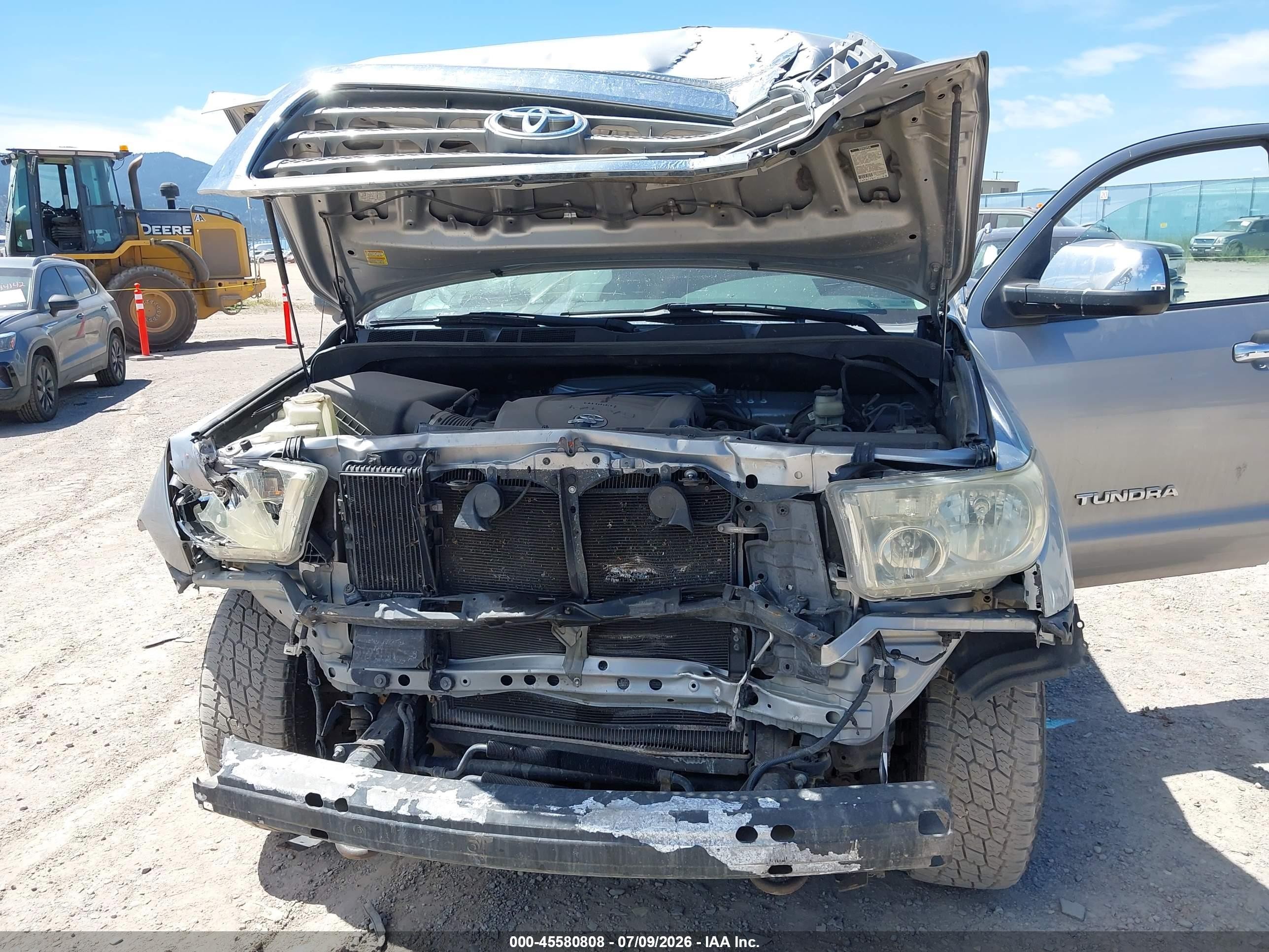 2007 Toyota Tundra Limited 5.7l V8 Silver vin: 5TFBV58167X011347