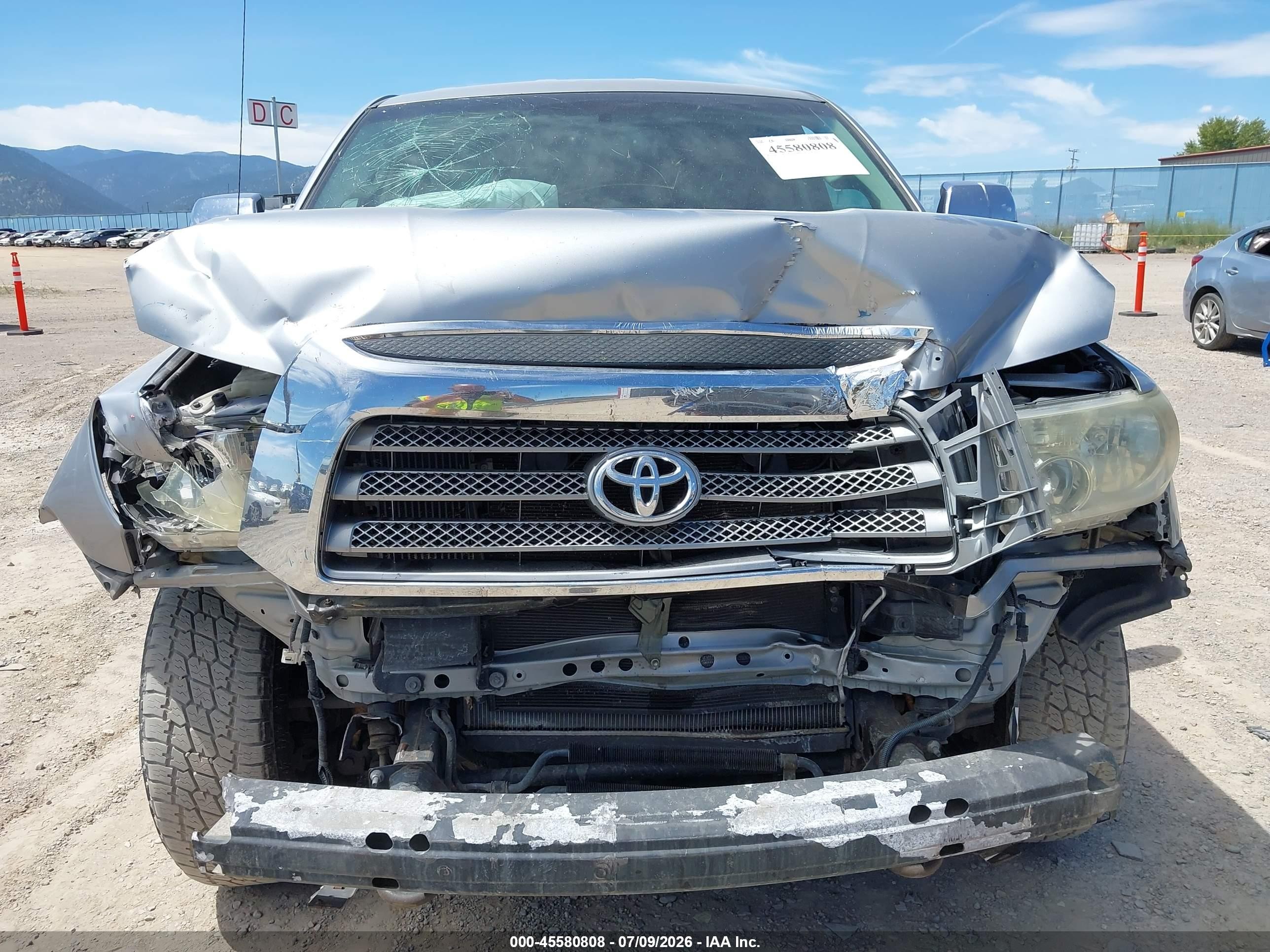 2007 Toyota Tundra Limited 5.7l V8 Silver vin: 5TFBV58167X011347