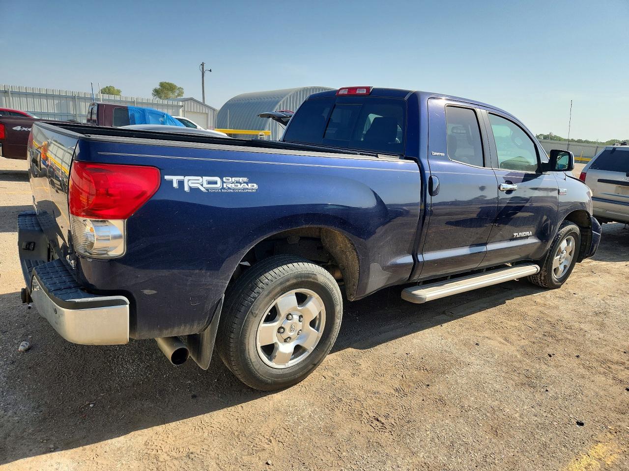 2007 Toyota Tundra Limited Blue vin: 5TFBV58167X019934