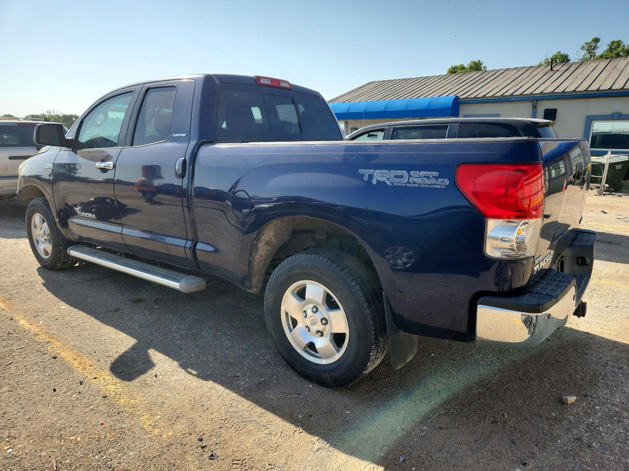 2007 Toyota Tundra Limited Blue vin: 5TFBV58167X019934
