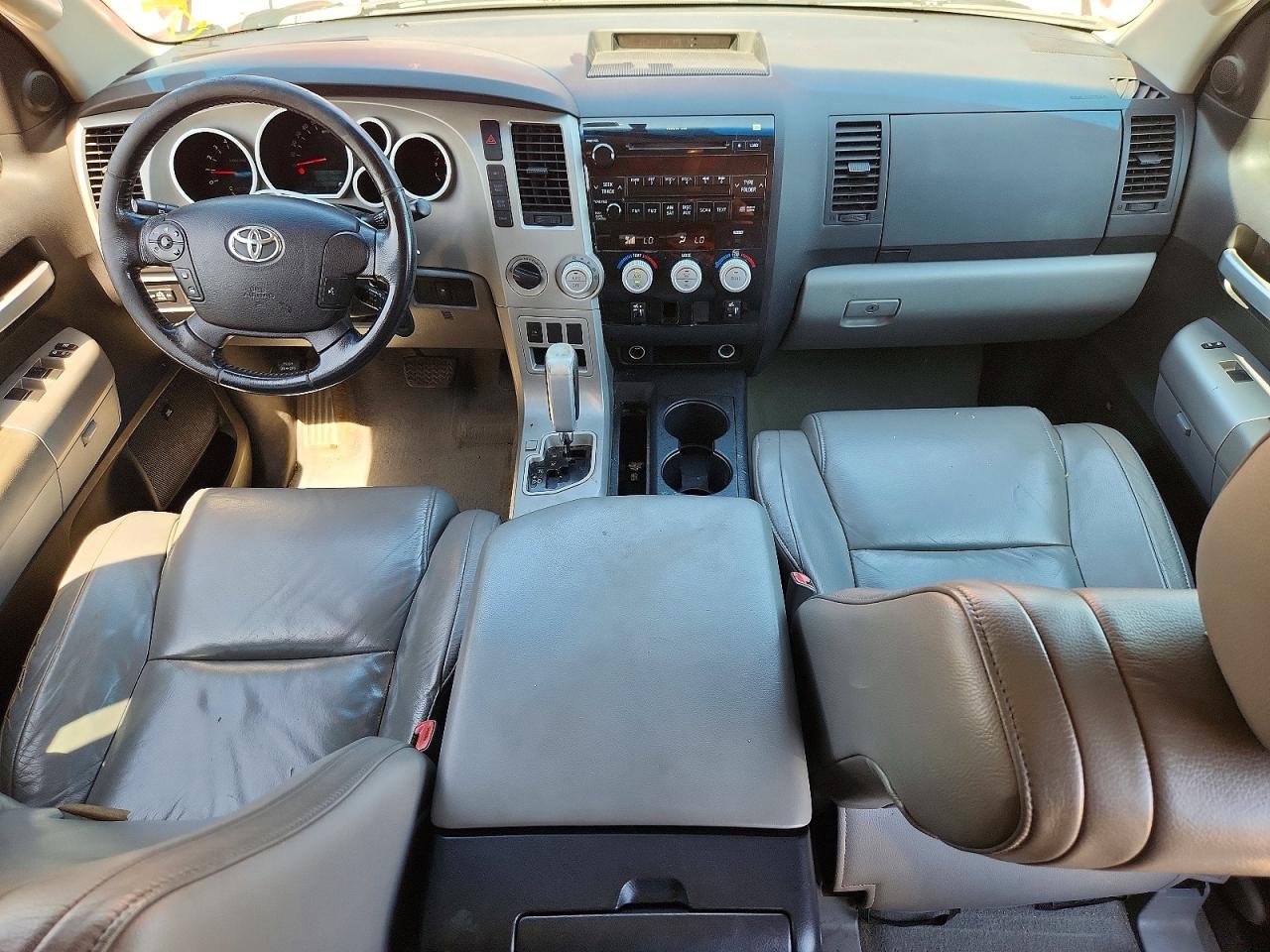 2008 Toyota Tundra Double Cab Limited Burgundy vin: 5TFBV58188X065296