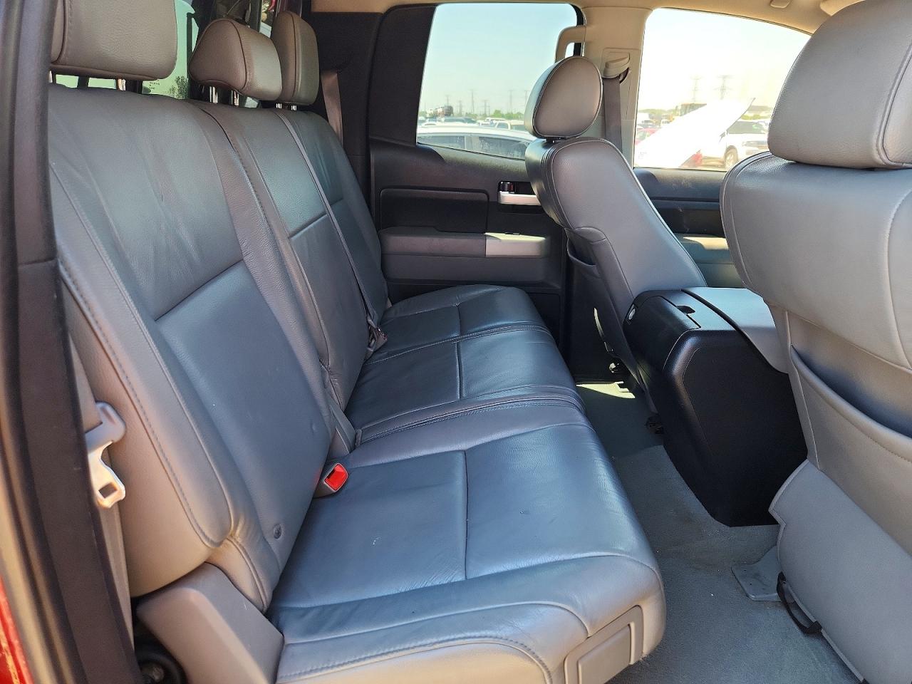 2008 Toyota Tundra Double Cab Limited Burgundy vin: 5TFBV58188X065296