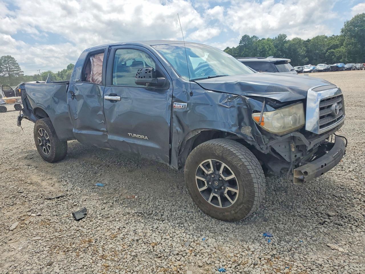 2007 Toyota Tundra Double Cab Limited Угольный vin: 5TFBV58197X018440