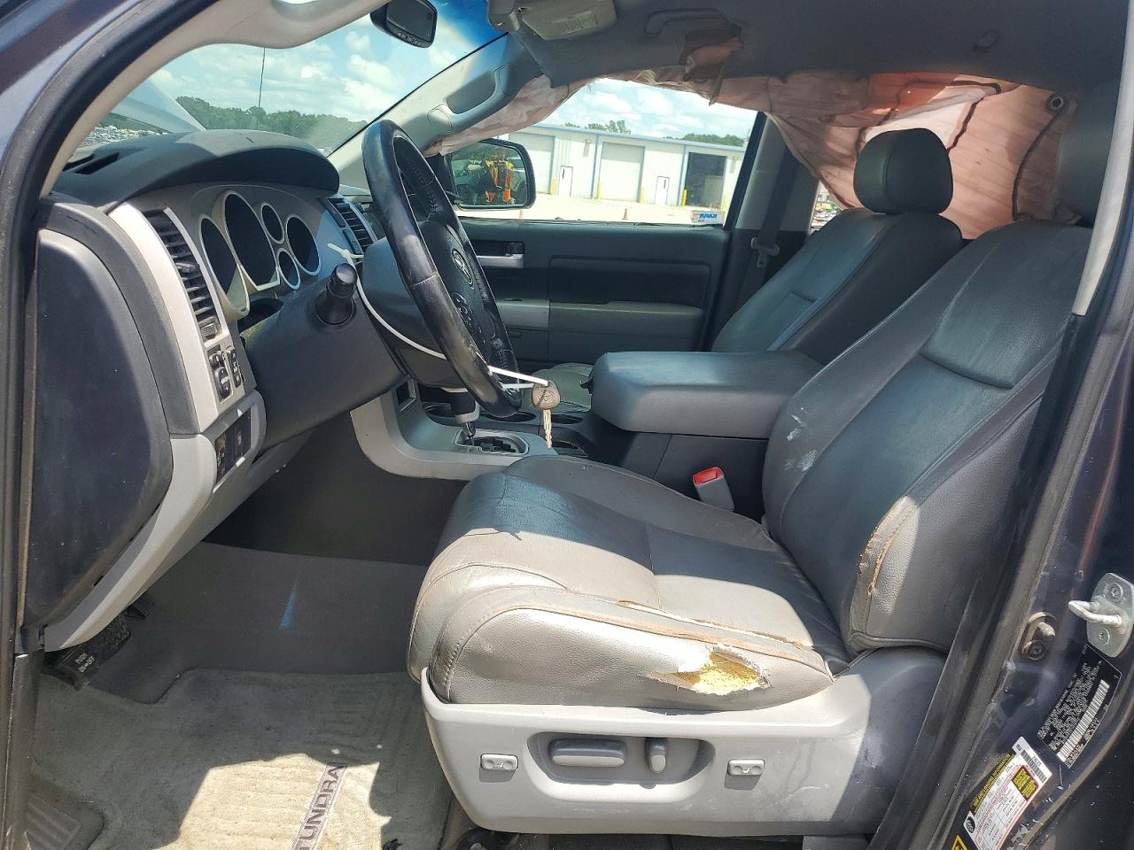2007 Toyota Tundra Double Cab Limited Угольный vin: 5TFBV58197X018440