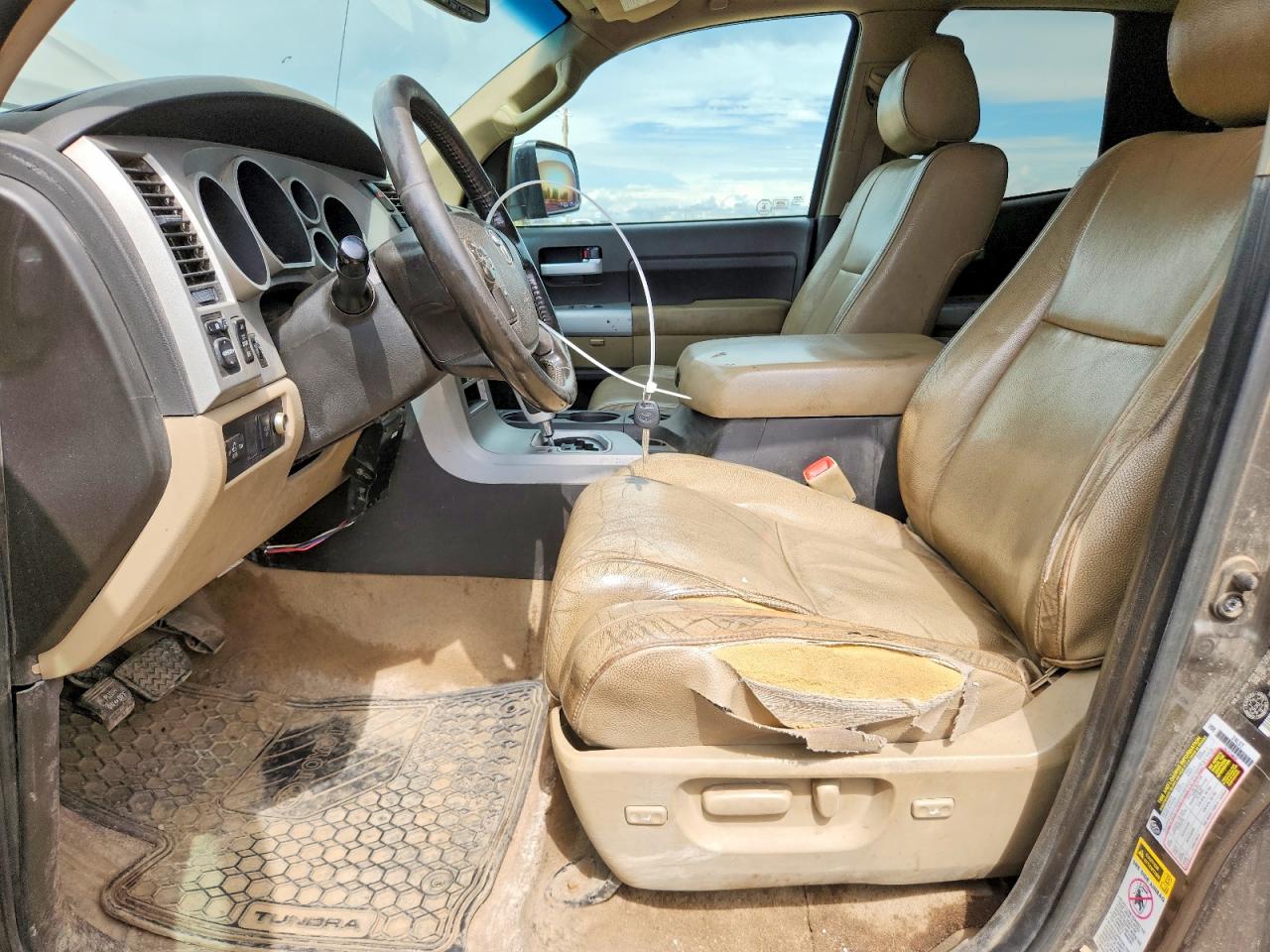 2007 Toyota Tundra Double Cab Limited Brown vin: 5TFBV58197X029941