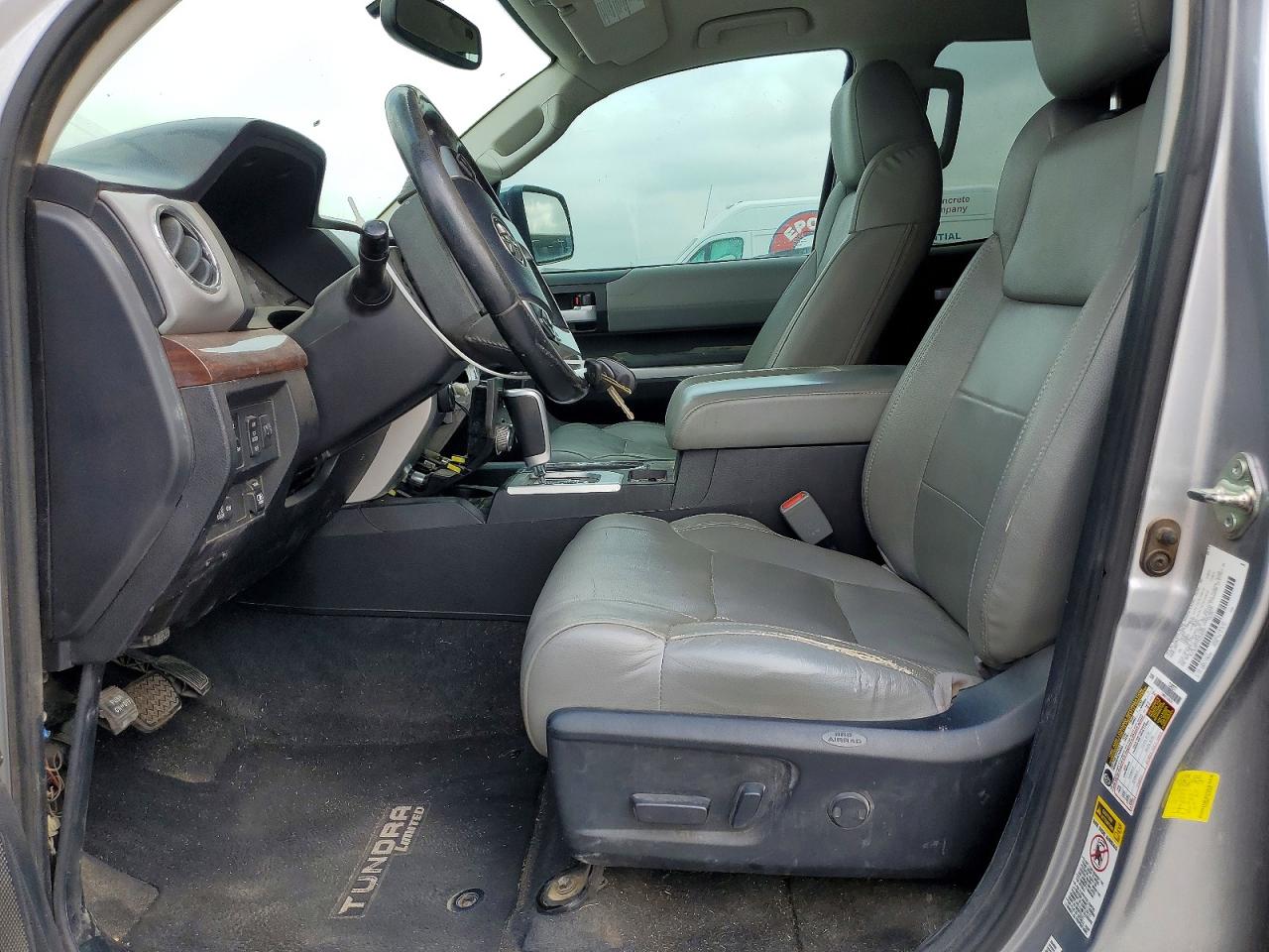 2014 Toyota Tundra Double Cab Limited Silver vin: 5TFBW5F11EX392991
