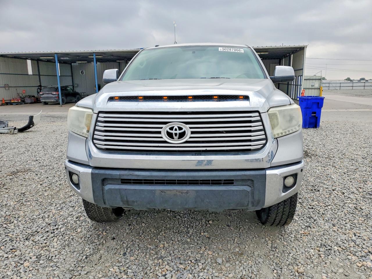 2014 Toyota Tundra Double Cab Limited Silver vin: 5TFBW5F11EX392991