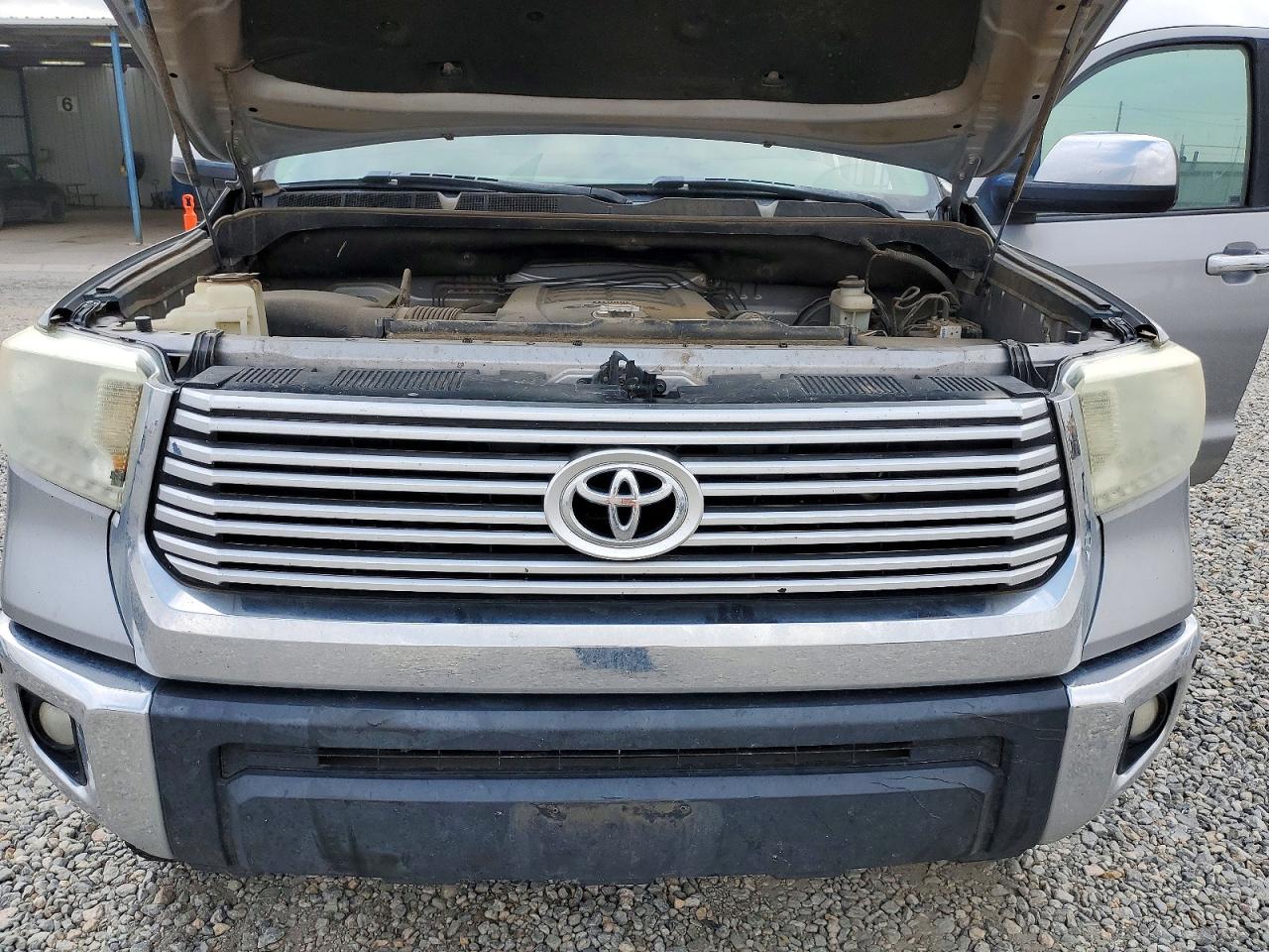 2014 Toyota Tundra Double Cab Limited Silver vin: 5TFBW5F11EX392991