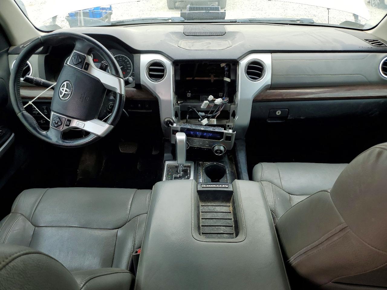 2014 Toyota Tundra Double Cab Limited Silver vin: 5TFBW5F11EX392991