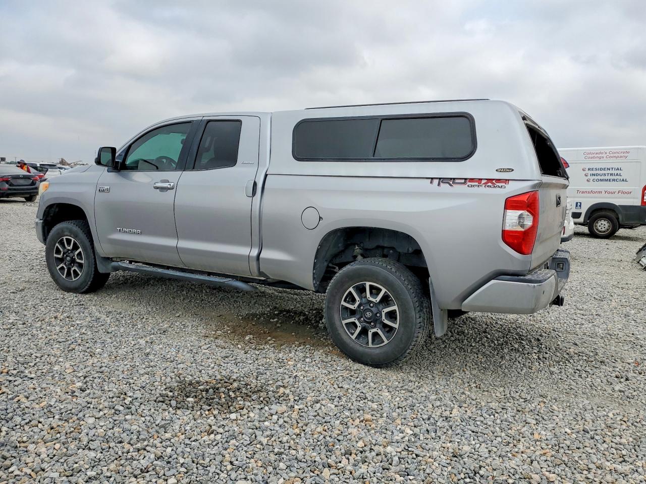 2014 Toyota Tundra Double Cab Limited Silver vin: 5TFBW5F11EX392991