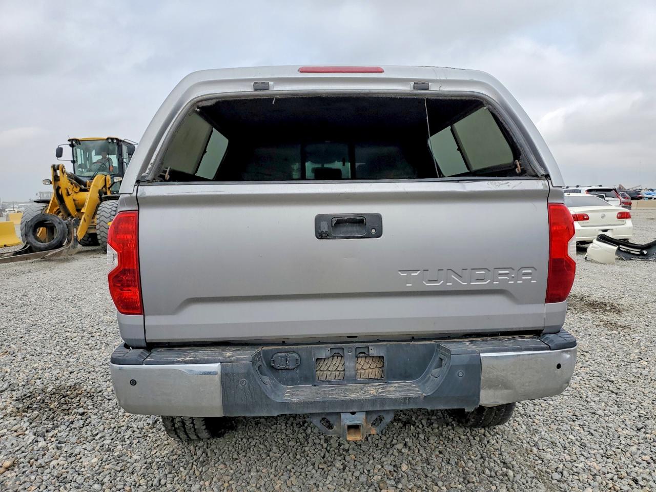 2014 Toyota Tundra Double Cab Limited Silver vin: 5TFBW5F11EX392991