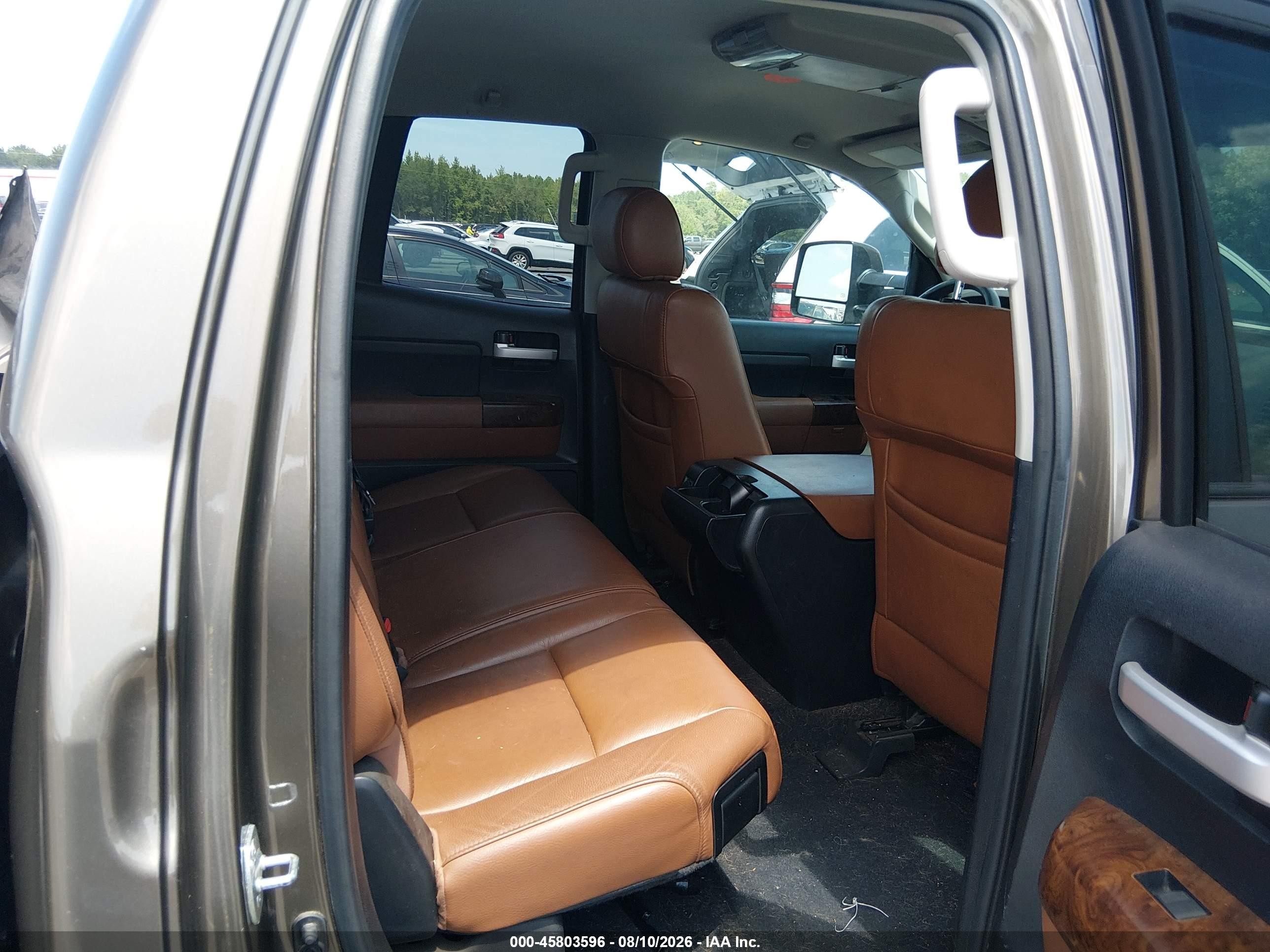 2011 Toyota Tundra Limited 5.7l V8 Brown vin: 5TFBW5F13BX170934