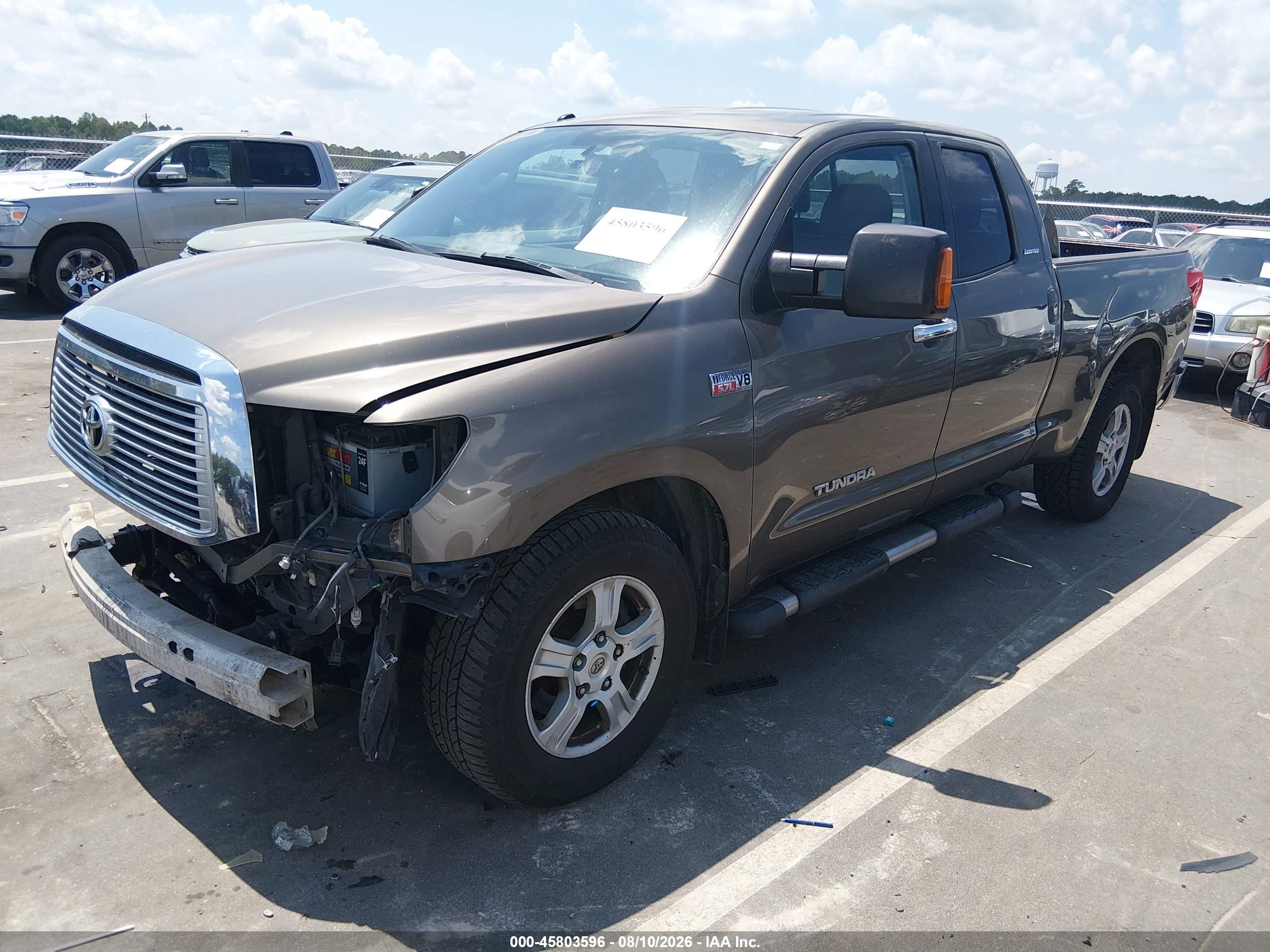 2011 Toyota Tundra Limited 5.7l V8 Brown vin: 5TFBW5F13BX170934