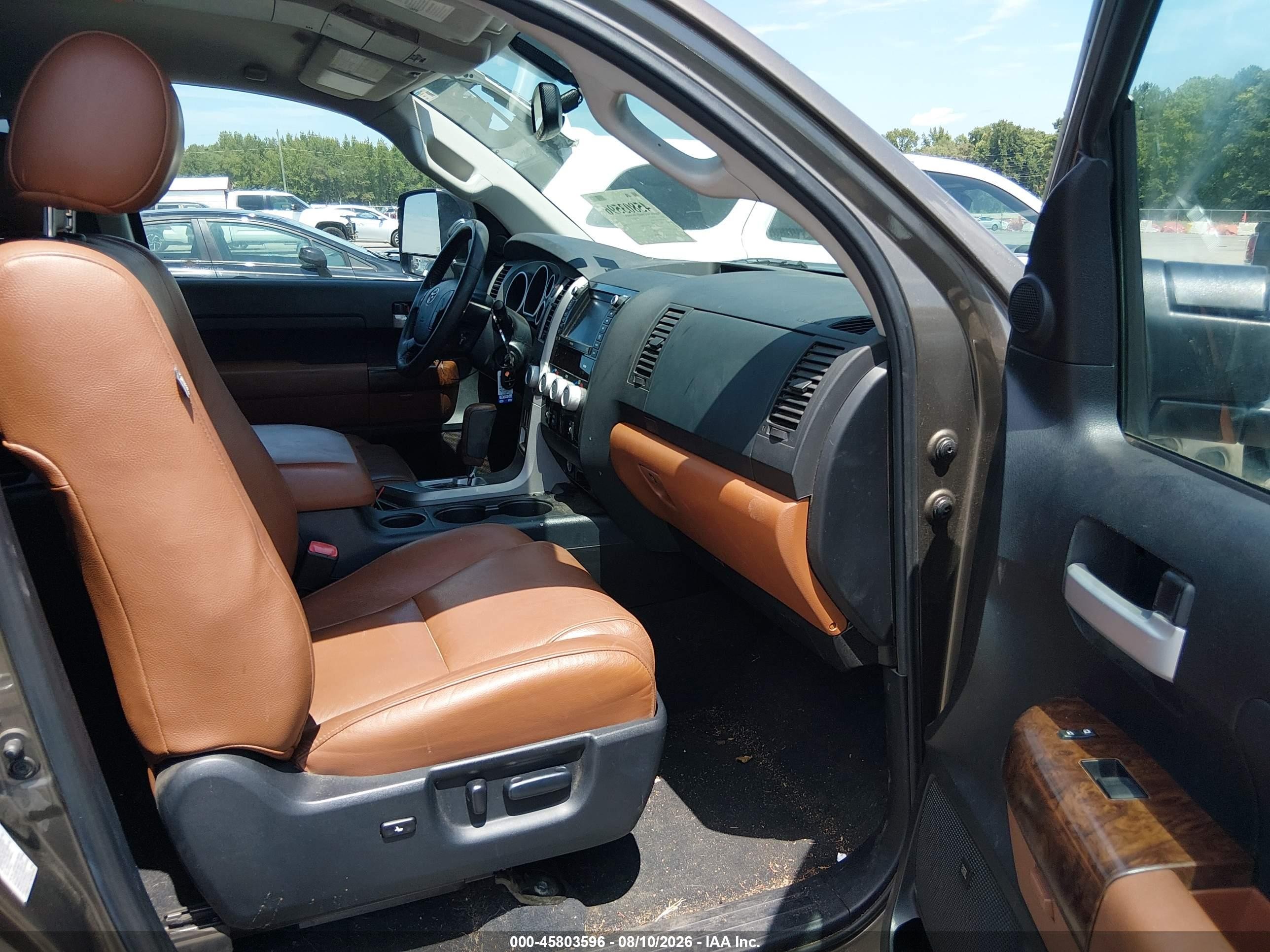 2011 Toyota Tundra Limited 5.7l V8 Brown vin: 5TFBW5F13BX170934