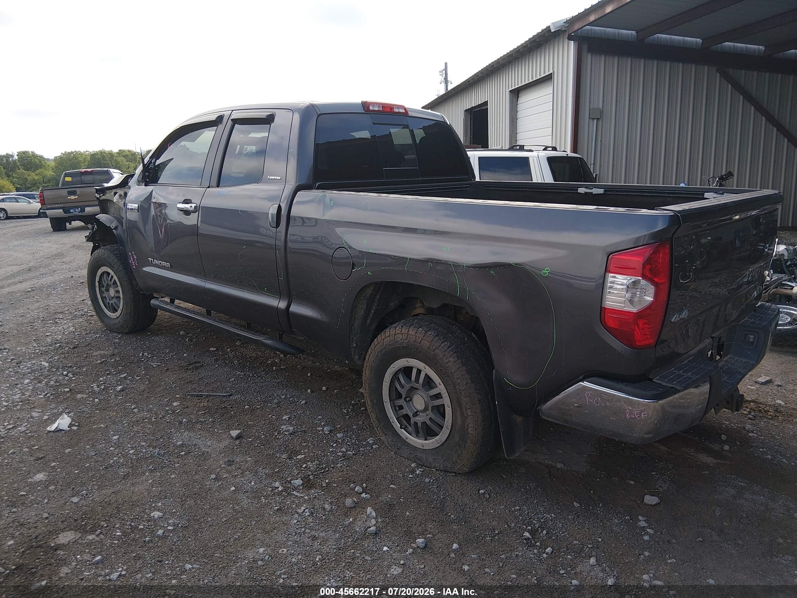 2014 Toyota Tundra Limited 5.7l V8 Черный vin: 5TFBW5F14EX344160
