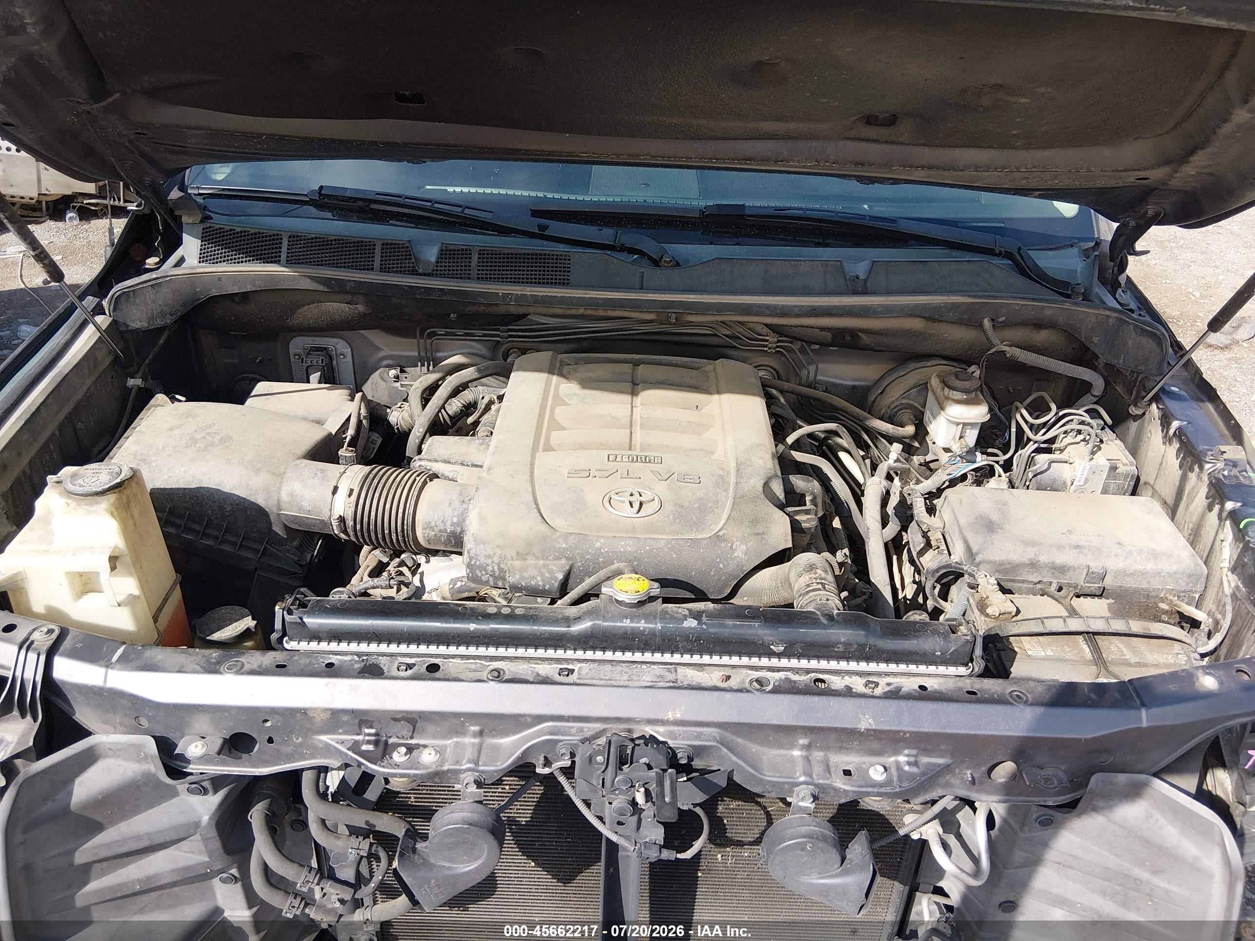 2014 Toyota Tundra Limited 5.7l V8 Черный vin: 5TFBW5F14EX344160