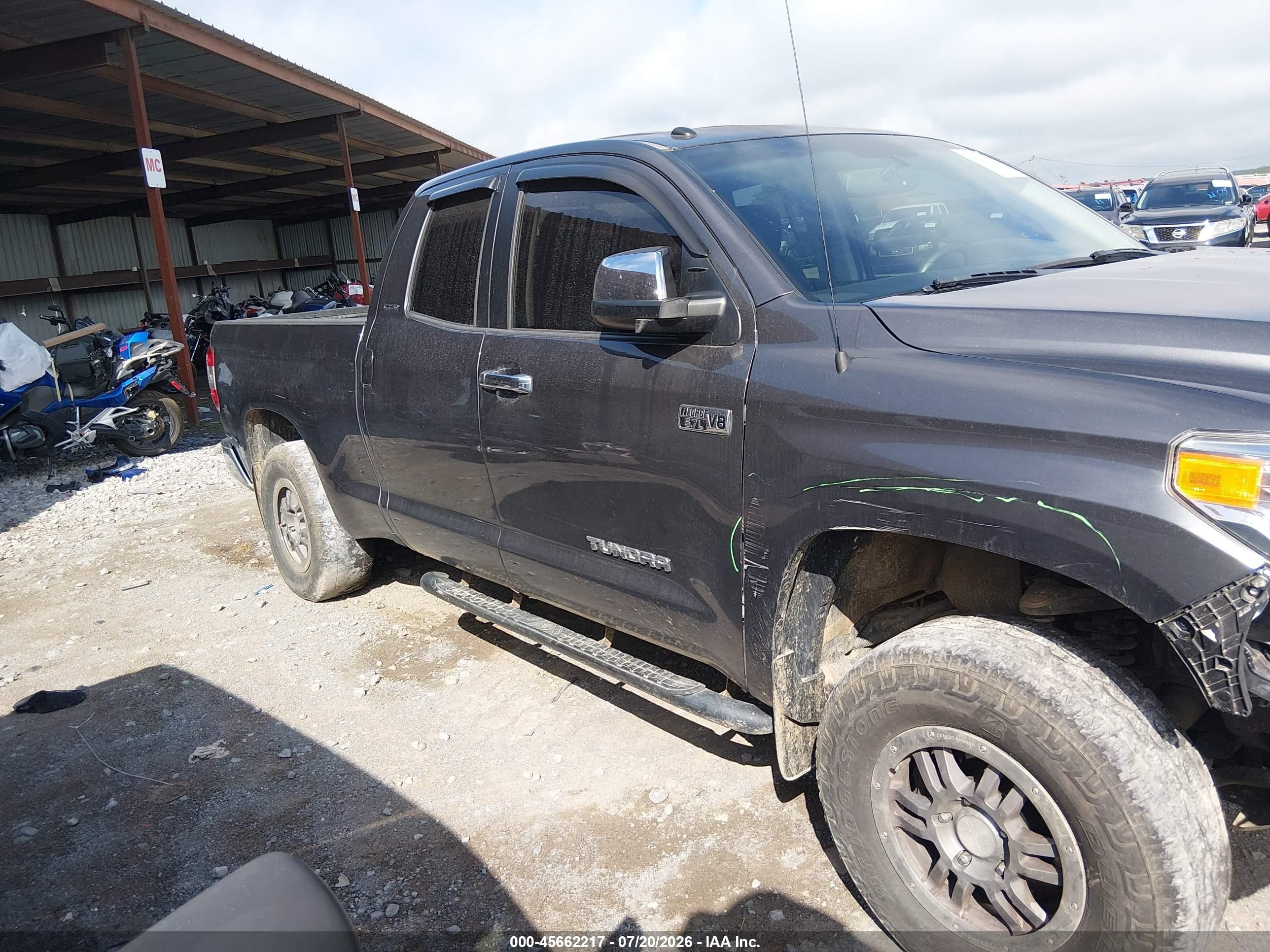 2014 Toyota Tundra Limited 5.7l V8 Черный vin: 5TFBW5F14EX344160