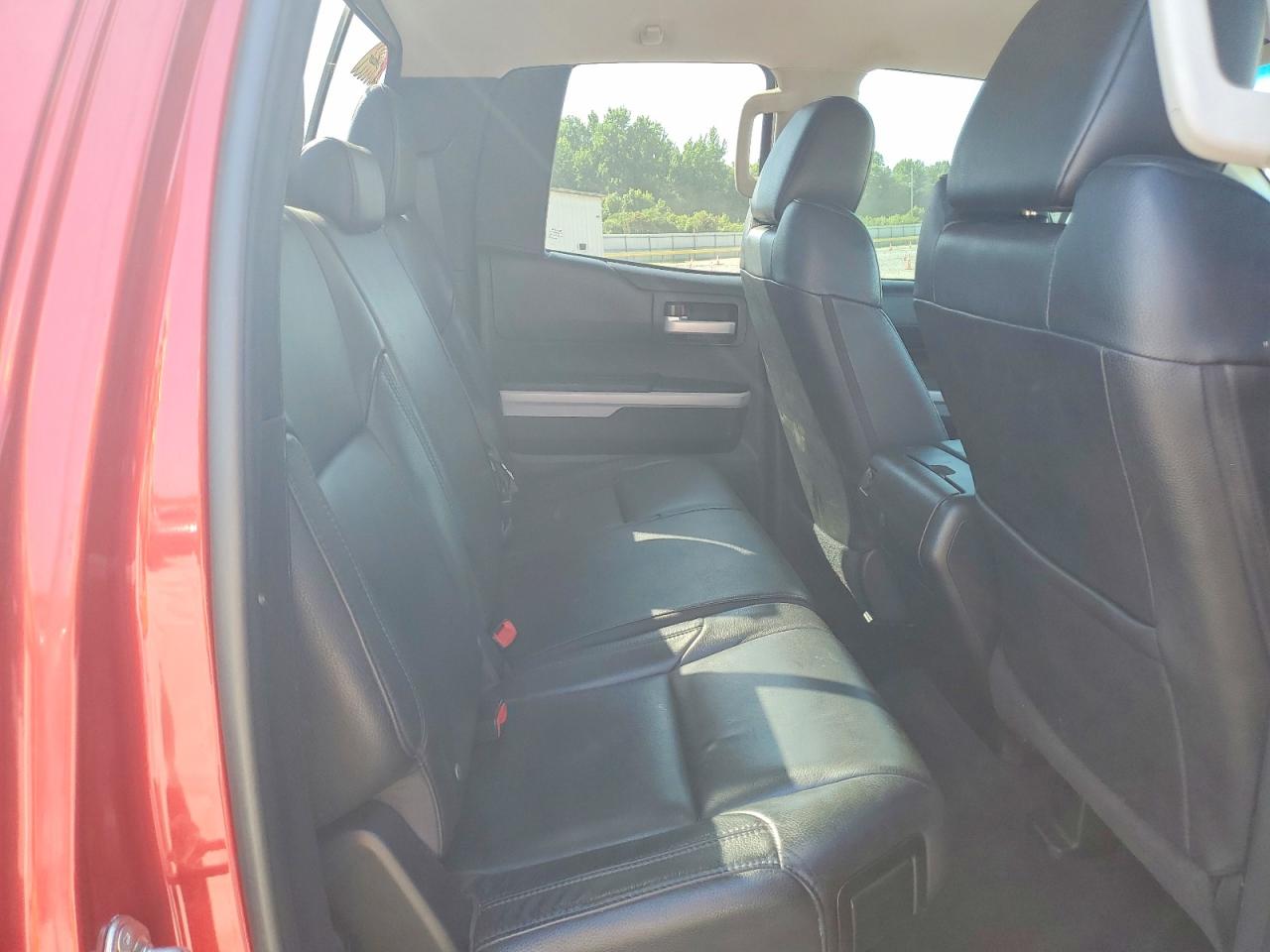 2014 Toyota Tundra Double Cab Limited Red vin: 5TFBW5F15EX411395